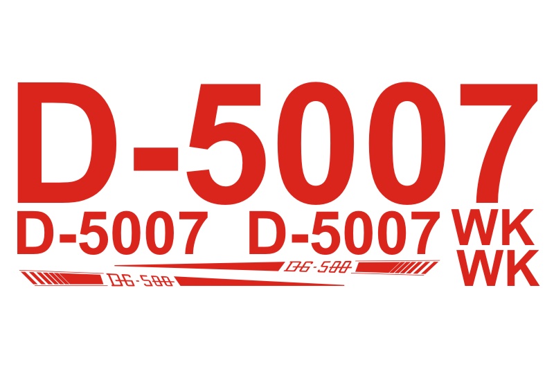 Dekor für DG 500 oder 600