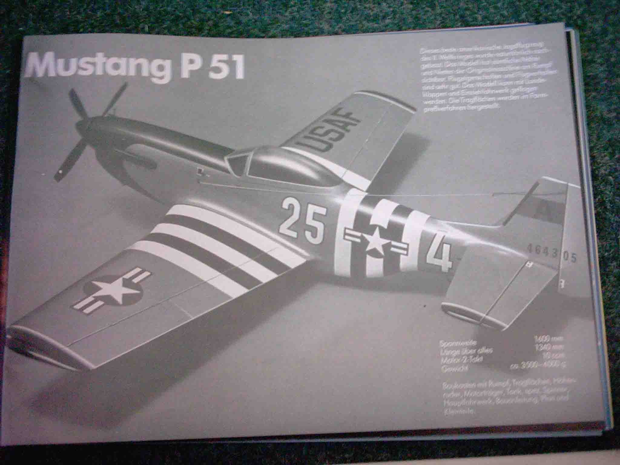 Mustang P51 160 cm