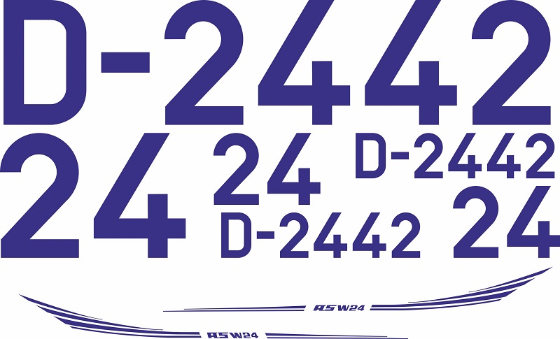 Dekor für ASW 24 4 Meter