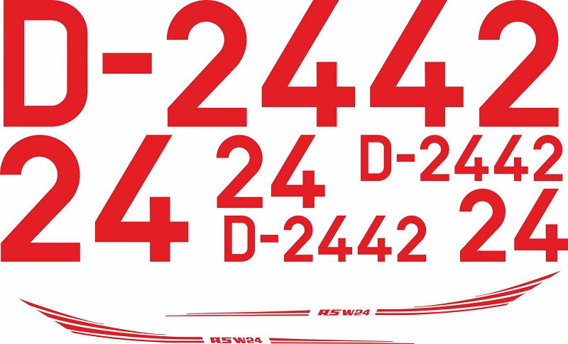 Dekor für ASW 24 3,25 Meter